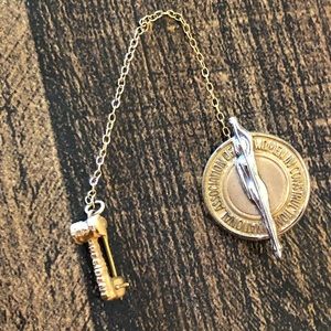 Vintage Women In Construction Pin President Brooch